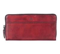 Greenburry Purse Destressed RV-Long Wallet RFID Deep Red Dark red