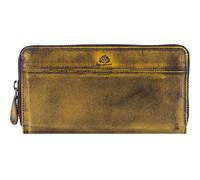 Greenburry Purse Destressed RV-Long Wallet RFID Dirty Yellow Mustard Yellow