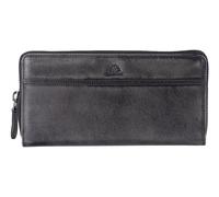 Greenburry Purse Destressed RV-Long Wallet RFID Silver Grey Anthracite