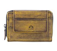 Greenburry Purse Destressed RV-Wallet RFID Dirty Yellow Mustard Yellow