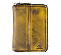 Greenburry Purse Destressed RV-Wallet RFID Dirty Yellow Mustard Yellow