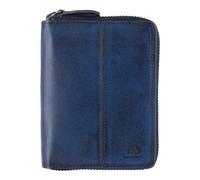 Greenburry Purse Destressed RV-Wallet RFID Navy Blue Dark Blue