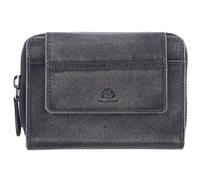 Greenburry Purse Destressed RV-Wallet RFID Silver Grey Anthracite