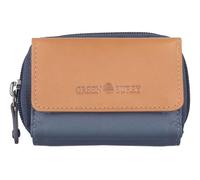 Greenburry Purse Duett RV-Mini Wallet RFID Greyblue/Tan Blue-Grey