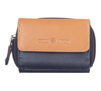 Greenburry Purse Duett RV-Mini Wallet RFID Navyblue/Tan Dark Blue