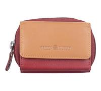 Greenburry Purse Duett RV-Mini Wallet RFID Red/Tan Dark red