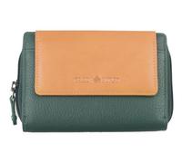 Greenburry Purse Duett RV-Wallet RFID Bottlegreen/Tan Dark Green