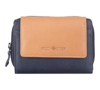 Greenburry Purse Duett RV-Wallet RFID Navyblue/Tan Dark Blue