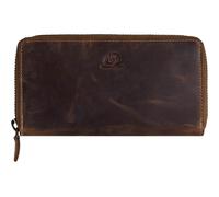 GREENBURRY purse Vintage Zip Around Wallet Brown