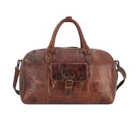 Greenburry Rugged Weekender travel bag Genuine Leather 48 cm brown