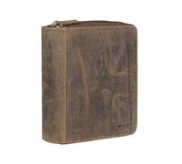 Greenburry Vintage 1787D-25 Leather Writing Case Ring Binder Organizer