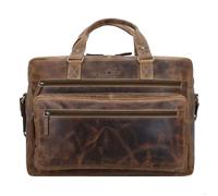 Greenburry Vintage Briefcase Leather 43 cm Laptop compartment brown