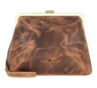 Greenburry Vintage Clappy shoulder bag leather 23 cm brown
