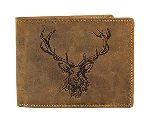 Greenburry Vintage deer wallet leather 12 cm