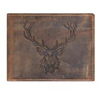 Greenburry Vintage deer wallet leather 12 cm brown
