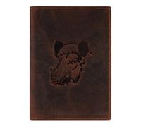 GREENBURRY Vintage Document Holder 4tlg. Wild Boar brown