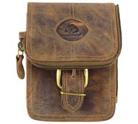 Greenburry Vintage fanny pack leather 14.5 cm brown
