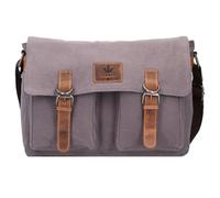 Greenburry Vintage Hemp Messenger 38 cm gray