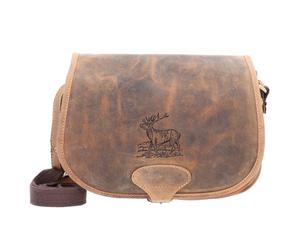 Greenburry Vintage Hunting Bag shoulder bag leather 30 cm brown
