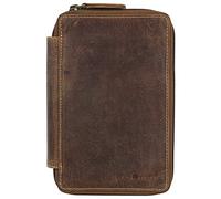 Greenburry Vintage Leather Pencil Case Pencil Case Pencil Case Pencil Case 1573-25, brown, standard size, vintage