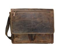Greenburry Vintage messenger leather 35 cm brown