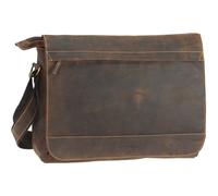 Greenburry Vintage messenger leather 36 cm brown