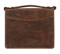 Greenburry Vintage ring folder leather 34 cm brown