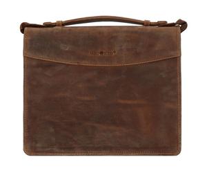 Greenburry Vintage ring folder leather 34 cm brown