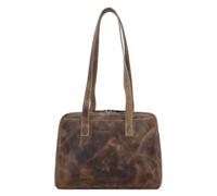 Greenburry Vintage Shoulder Bag Genuine Leather 35 cm brown