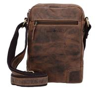 Greenburry Vintage shoulder bag leather 20 cm brown