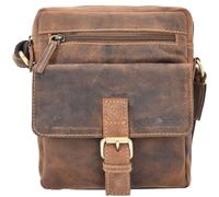 Greenburry Vintage shoulder bag leather 20 cm brown
