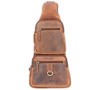 Greenburry Vintage shoulder bag leather 20 cm brown