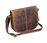 Greenburry Vintage shoulder bag leather 28 cm brown