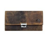 Greenburry Vintage wallet leather 17 cm brown