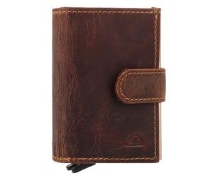 Greenburry Vintage Wallet RFID protection Leather 8 cm brown