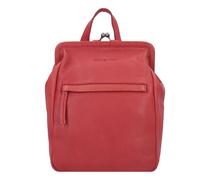 Greenburry Vintage washed City Backpack Genuine Leather 27 cm red