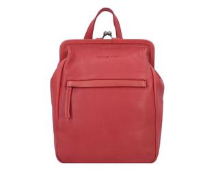 Greenburry Vintage washed City Backpack Genuine Leather 27 cm red