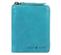Greenburry Vintage Washed wallet leather 10 cm green