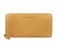 Greenburry Vintage Washed wallet leather 19 cm yellow