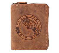 Greenburry Vintage zodiac wallet leather 10 cm brown