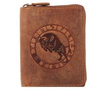 Greenburry Vintage zodiac wallet leather 10 cm brown