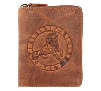 Greenburry Vintage zodiac wallet leather 10 cm brown