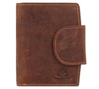 Greenburry Wallet leather 9 cm brown