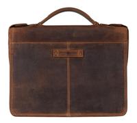 GREENBURRY writing folder Vintage Business Planer A4 Brown