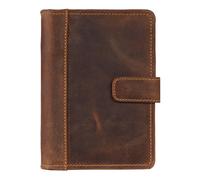 GREENBURRY writing folder Vintage Business Planer A6 Brown