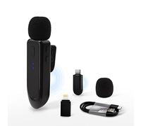 GreenByte Wireless Lavalier Microphone for USB c Android Phone iPhone iPad for Recording YouTube Facebook Live Stream Vlog Interview-Auto Sync Noise Reduction Plug & Play