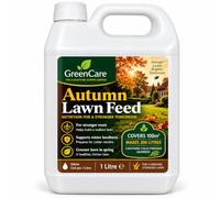 GreenCare Autumn Lawn Feed Liquid Fertiliser with Cold-Pressed Seaweed | Autumn and winter grass feed for stronger roots and lawn hardiness; dilute 5ml per litre and apply with a watering can.