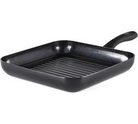 GreenChef Diamond Healthy Ceramic Non-Stick 28 cm Griddle Pan, PFAS-Free, Induction Suitable, Oven Safe up to 160˚C, Black