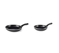 GreenChef Diamond Healthy Ceramic Non-Stick 2-Piece Frying Pan Skillet Set, 20 cm and 28 cm, PFAS-Free, Induction Suitable, and Oven Safe up to 160˚C, Red