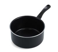 GreenChef Diamond Healthy Ceramic Saucepan 16 cm / 1.6 litres PFAS-Free Induction Suitable for Induction Cookers Oven Safe up to 160˚C Dishwasher Safe Black